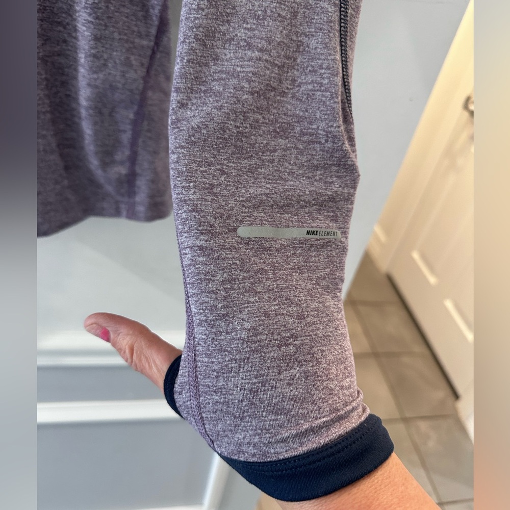 Nike DriFit 3/4 zip-up Pullover - Picture 2 of 4